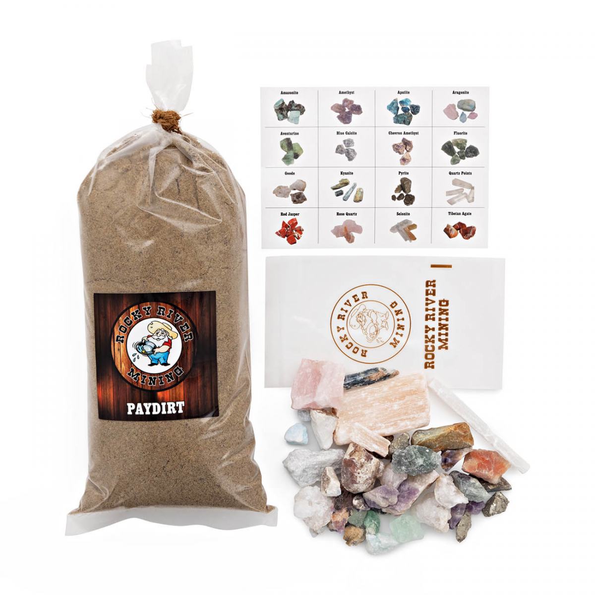 Rocky River Mining Pan for Gemstones & Fossils at Home