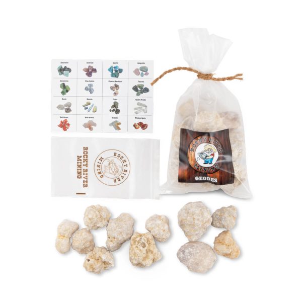 Geodes Bag (1kg) Rocky River Mining Mobile Gemstone Panning Attraction
